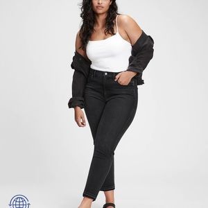 GAP Black Cigarette High Rise Jeans size 14/32 R